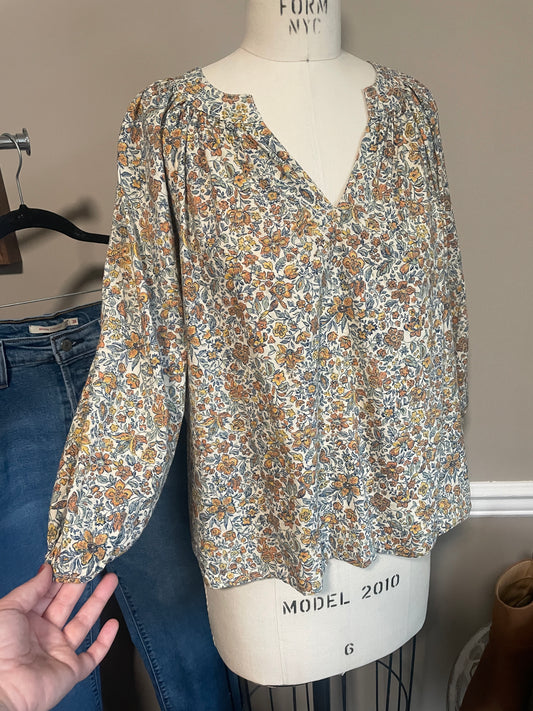 Multi Floral Blouse - XSmall