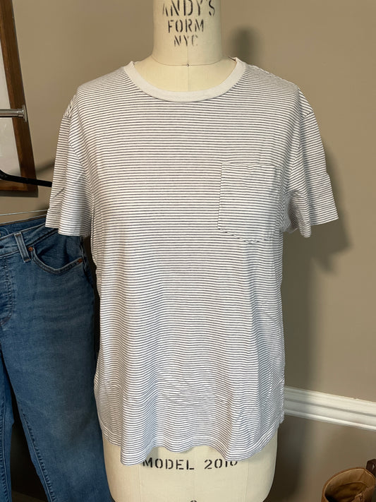 J Crew Stripe Tee - Medium