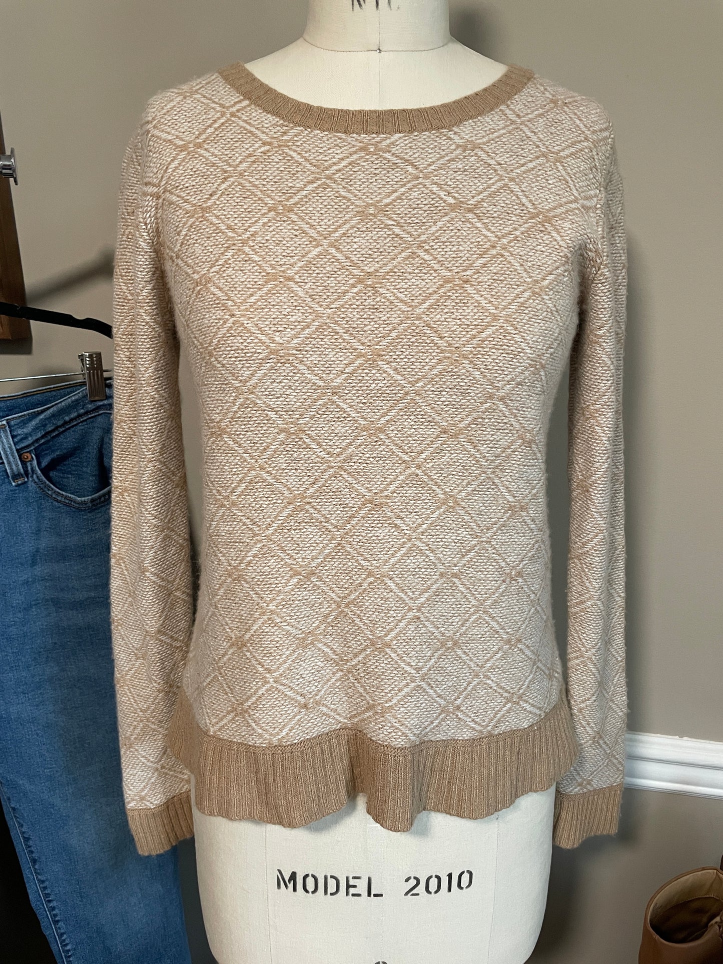 J Crew Tan Sweater - Small